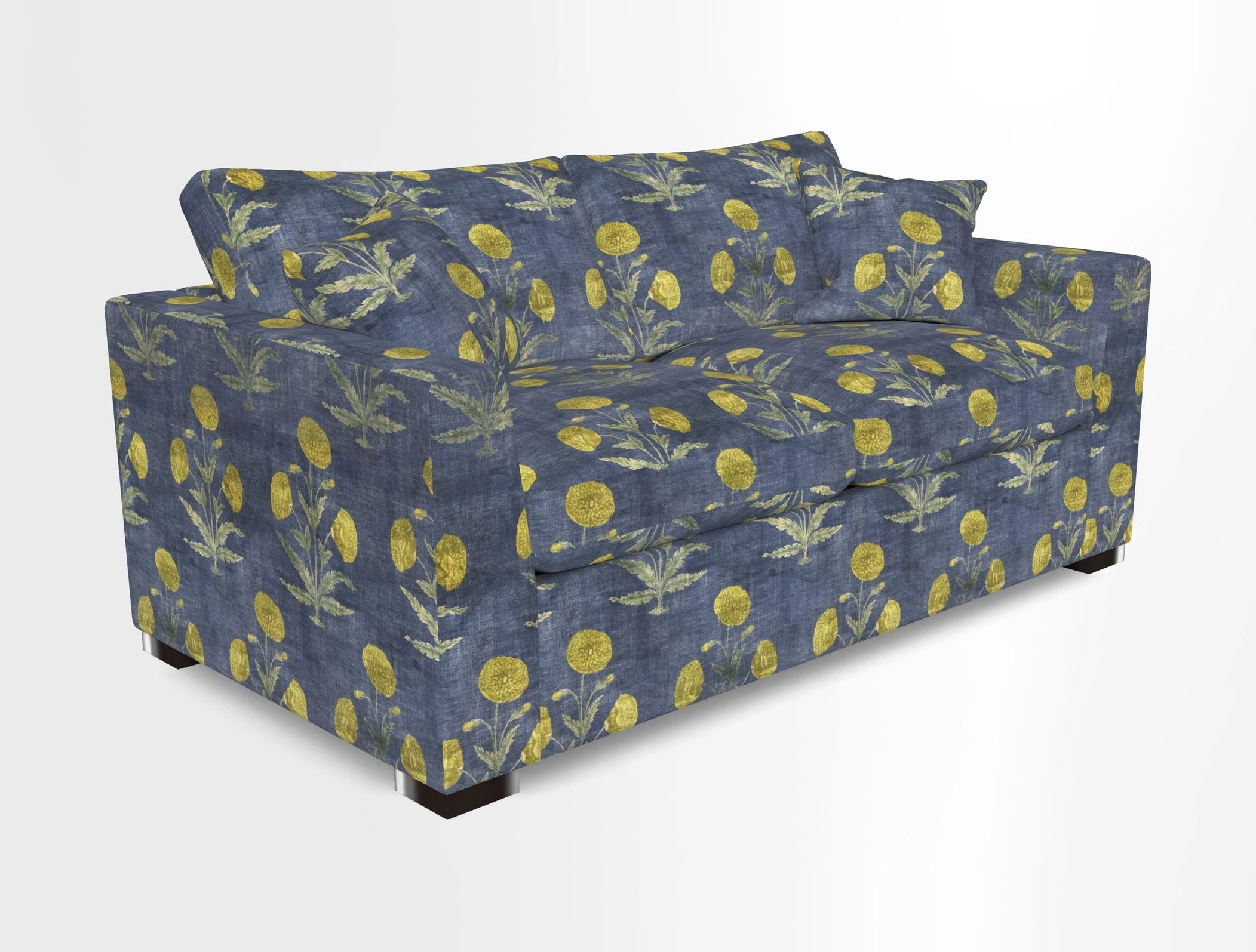 Wadenhoe 3 Seater Sofa Bed in Two Tone Plain Biscuit
