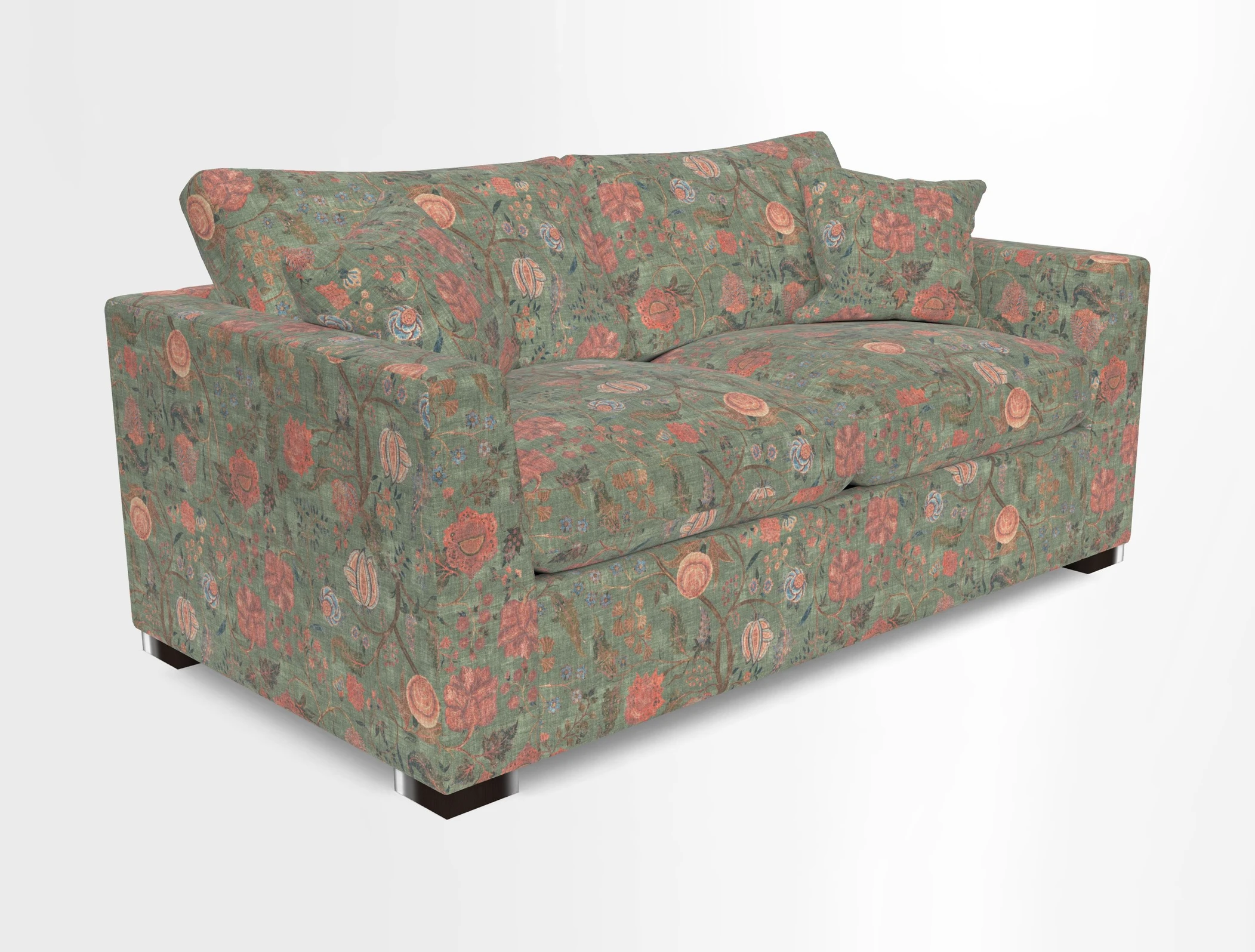 Wadenhoe 3 Seater Sofa Bed in Two Tone Plain Biscuit