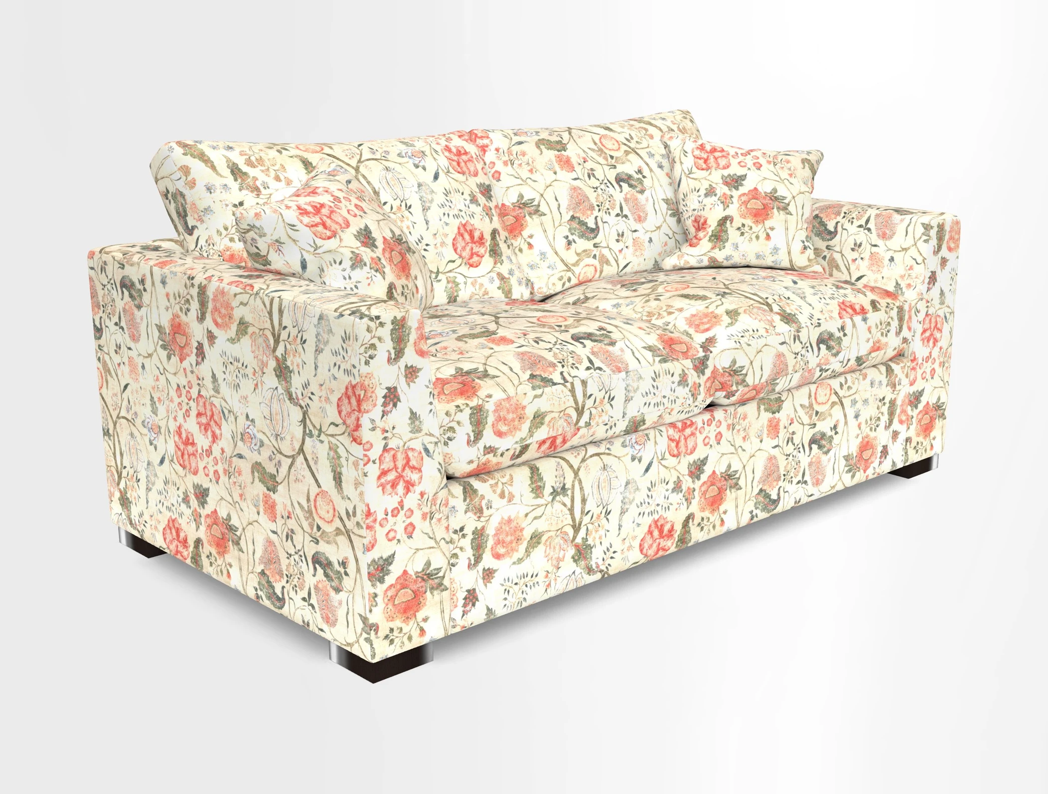 Wadenhoe 3 Seater Sofa Bed in Two Tone Plain Biscuit