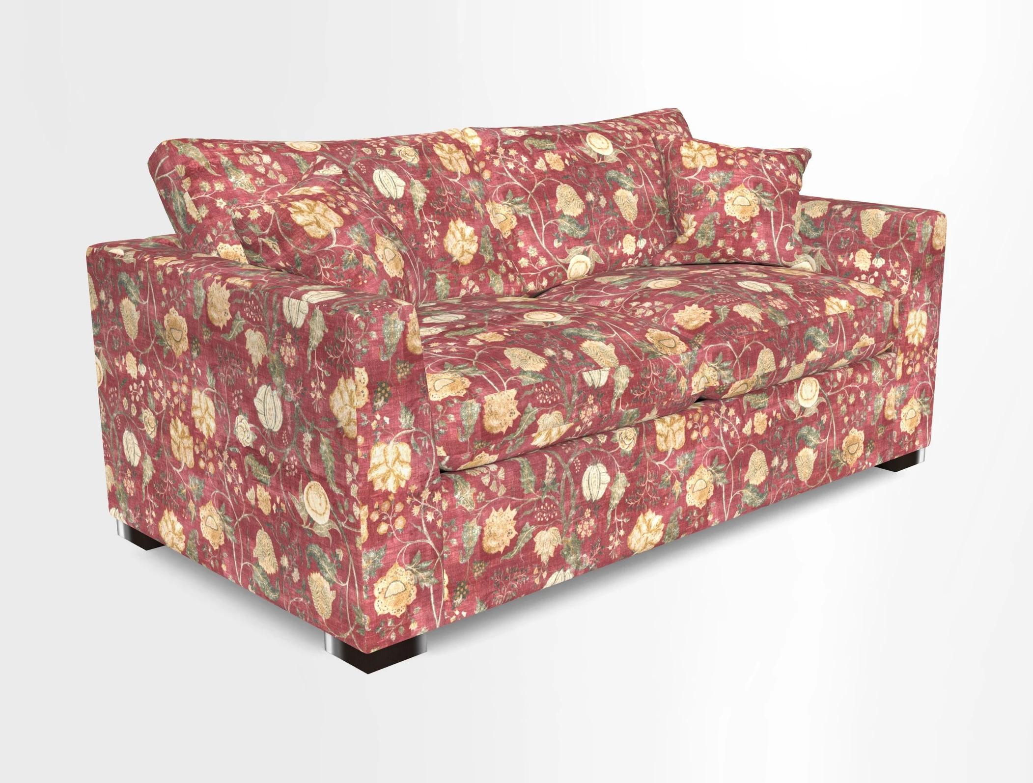 Wadenhoe 3 Seater Sofa Bed in Two Tone Plain Biscuit