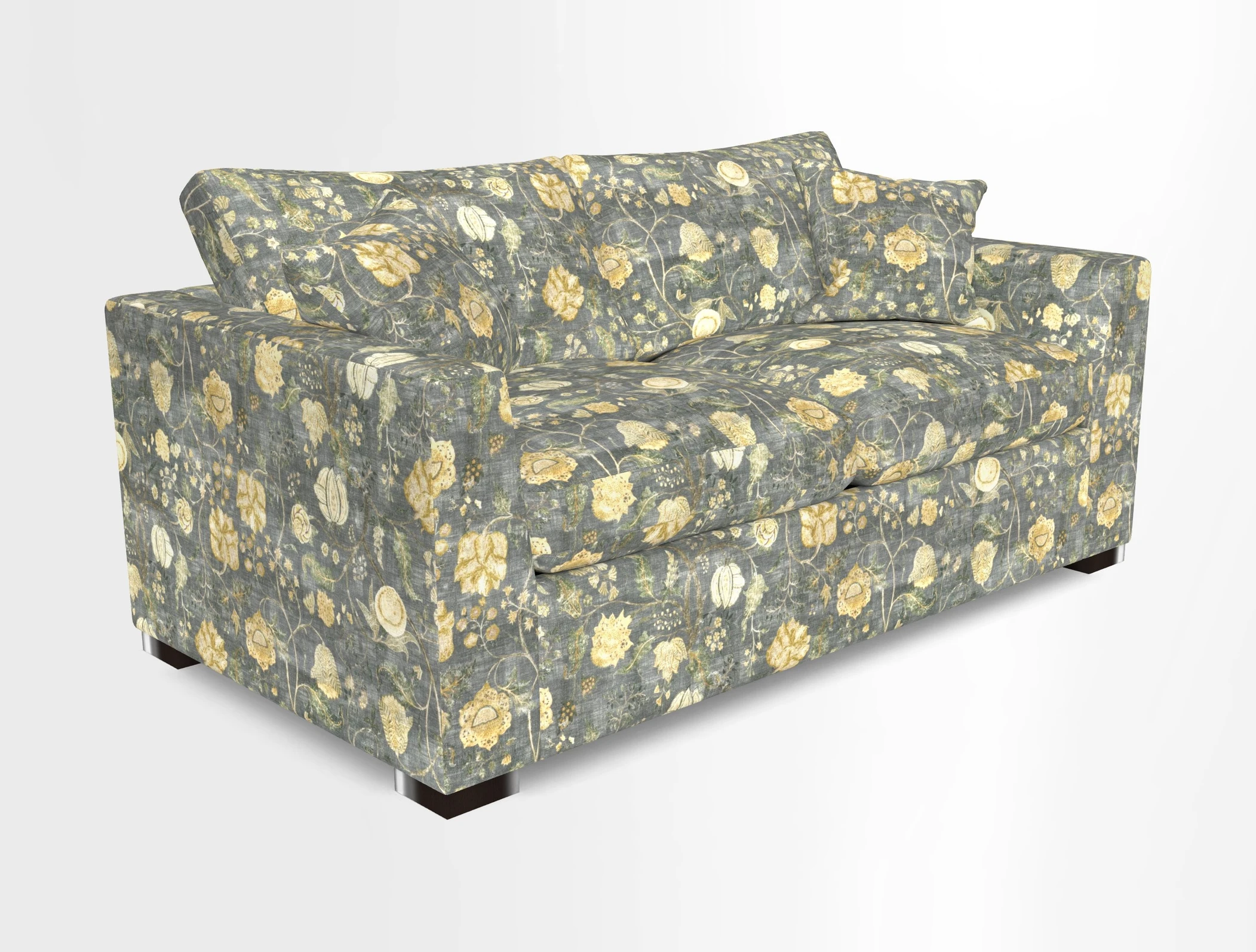 Wadenhoe 3 Seater Sofa Bed in Two Tone Plain Biscuit