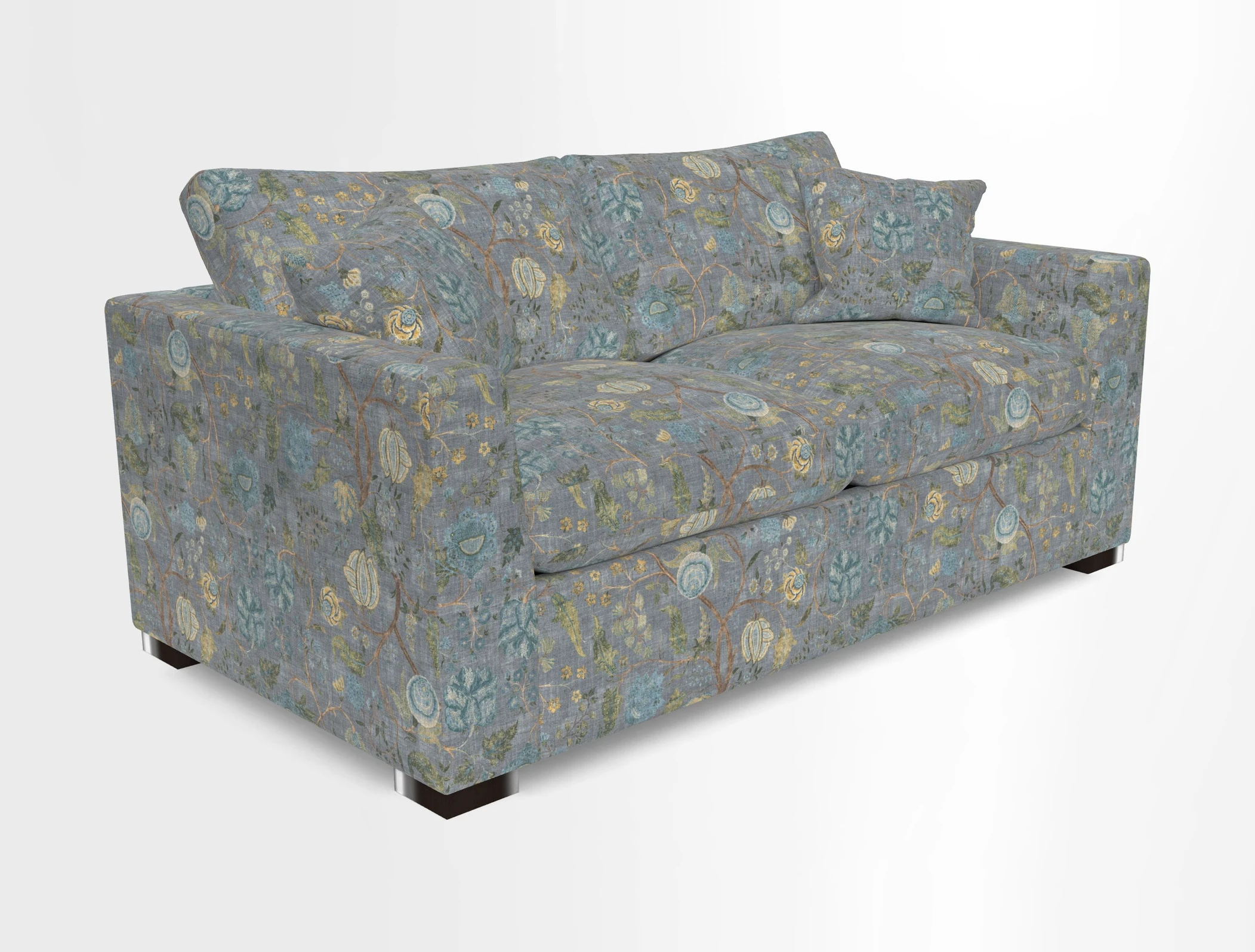 Wadenhoe 3 Seater Sofa Bed in Two Tone Plain Biscuit
