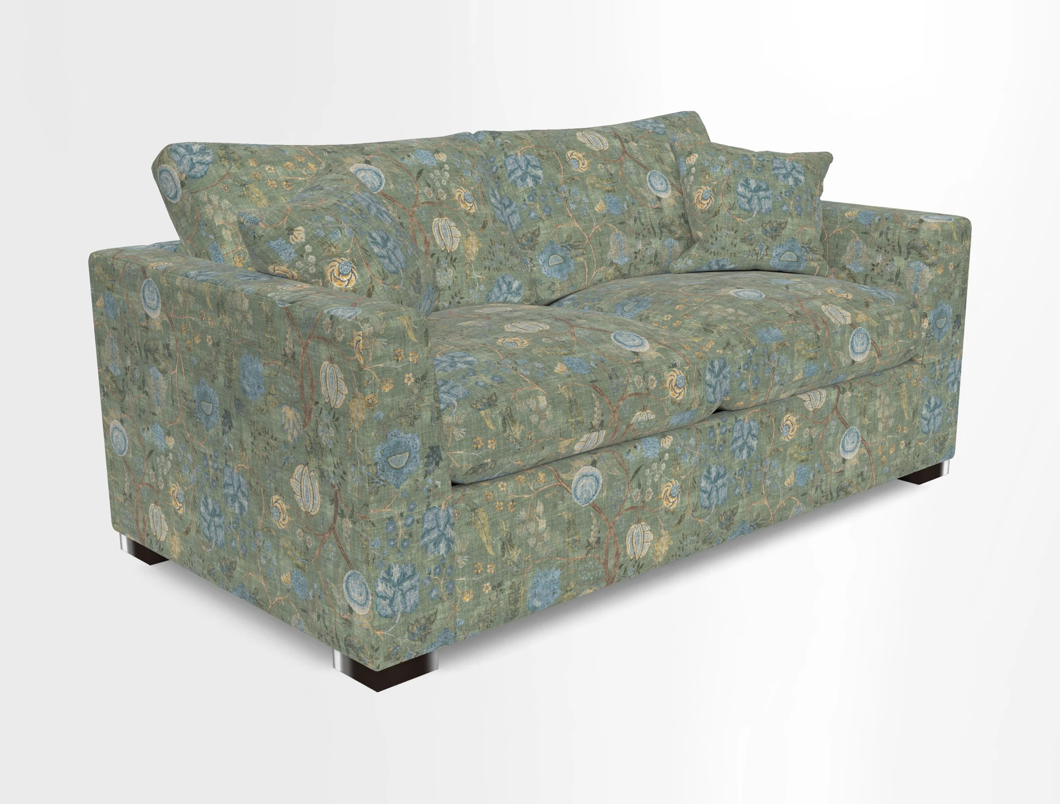 Wadenhoe 3 Seater Sofa Bed in Two Tone Plain Biscuit