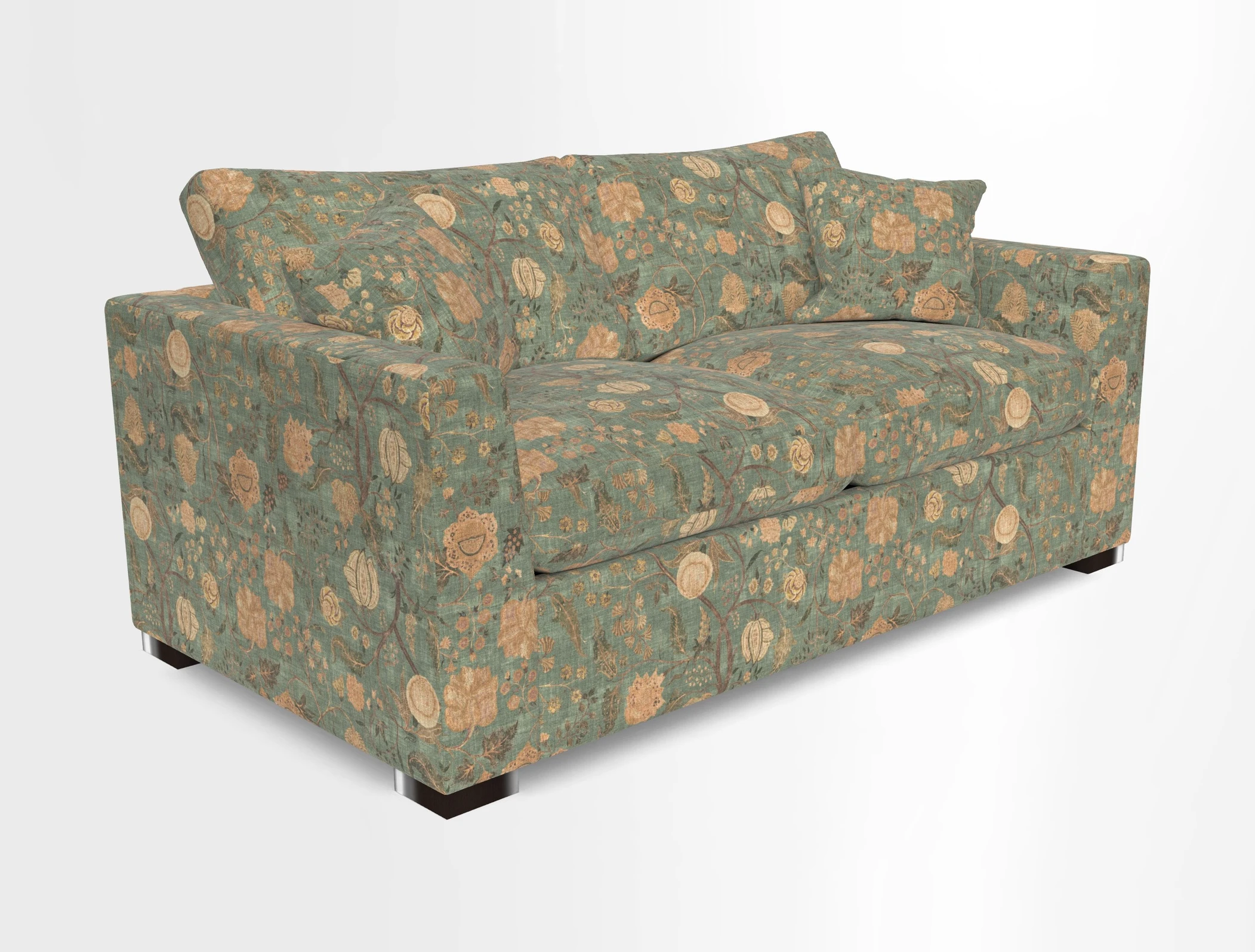 Wadenhoe 3 Seater Sofa Bed in Two Tone Plain Biscuit