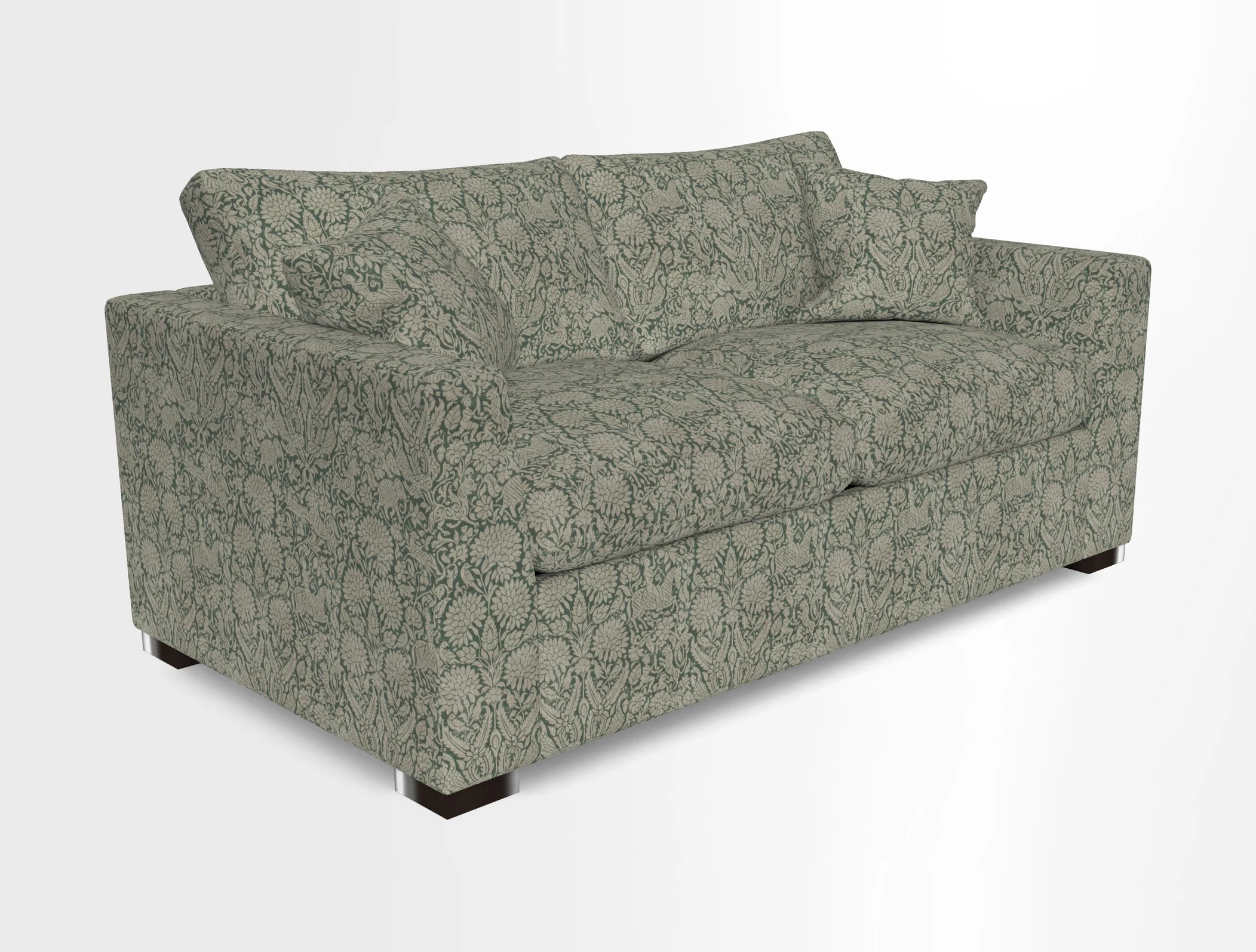 Wadenhoe 3 Seater Sofa Bed in Two Tone Plain Biscuit