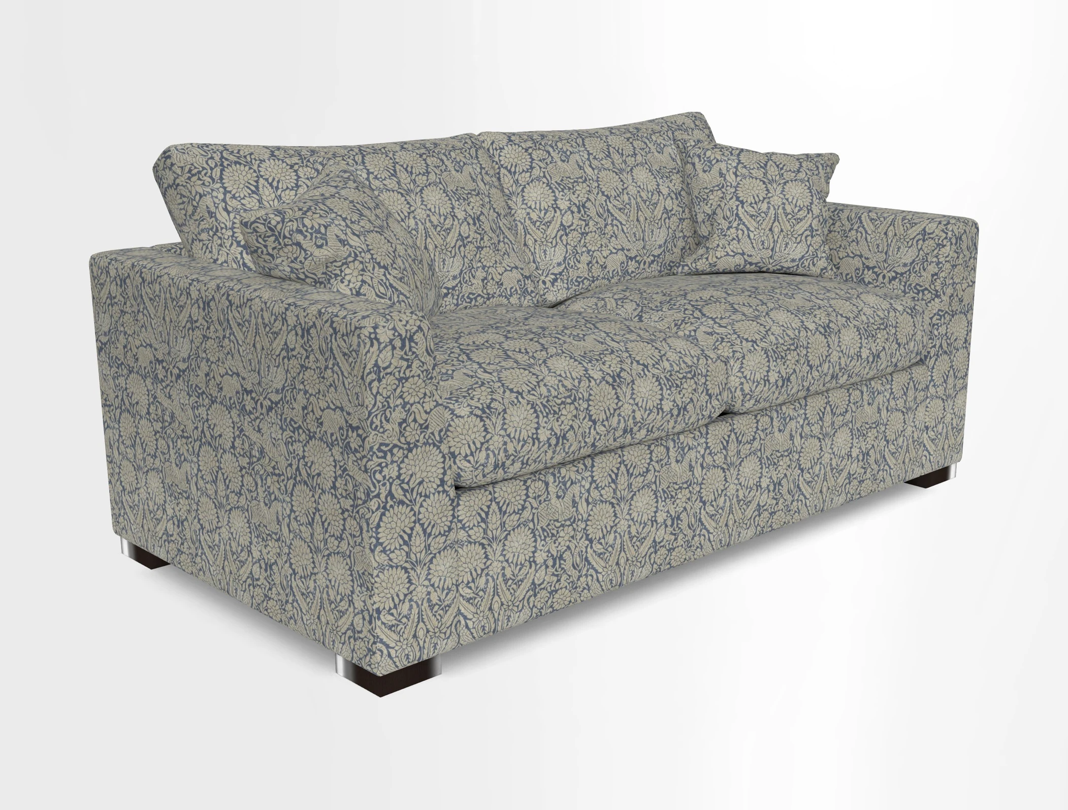 Wadenhoe 3 Seater Sofa Bed in Two Tone Plain Biscuit