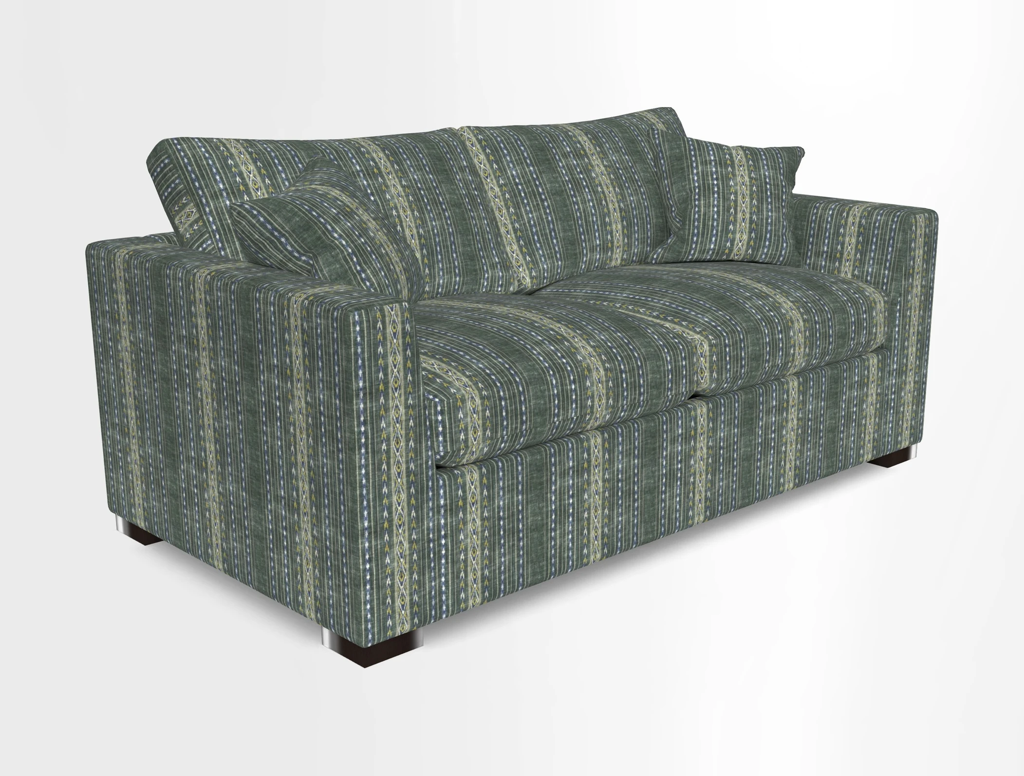 Wadenhoe 3 Seater Sofa Bed in Two Tone Plain Biscuit