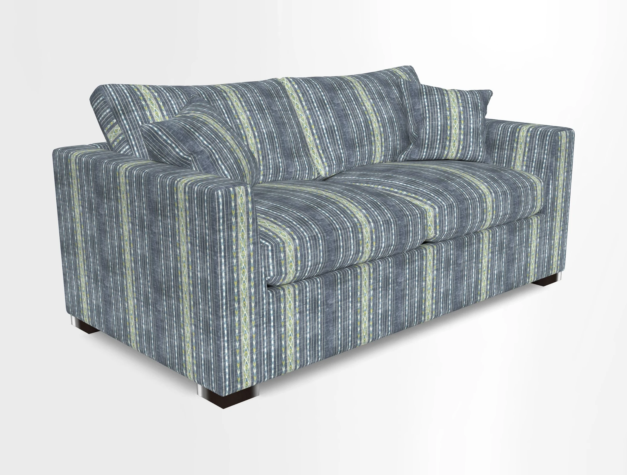 Wadenhoe 3 Seater Sofa Bed in Two Tone Plain Biscuit