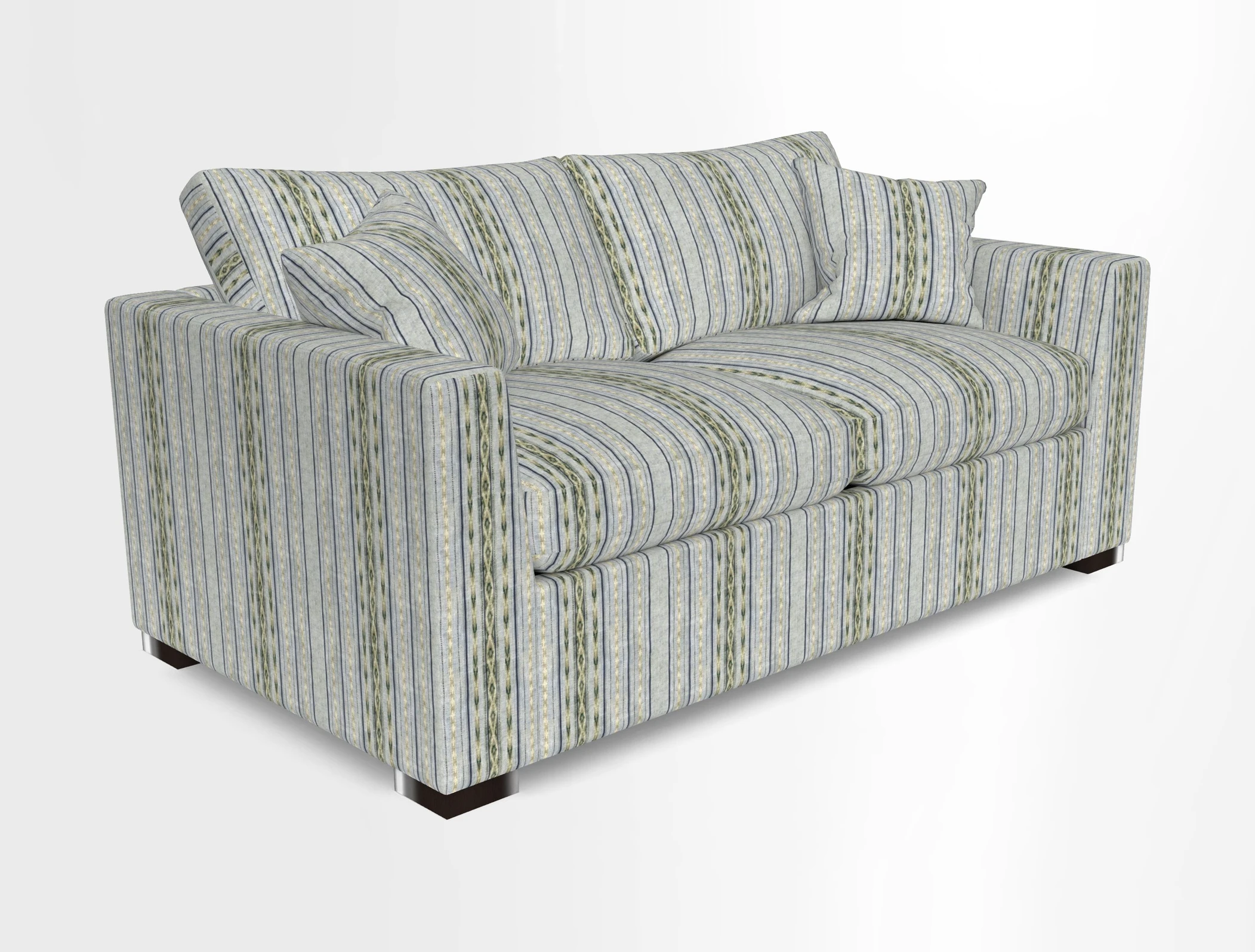Wadenhoe 3 Seater Sofa Bed in Two Tone Plain Biscuit