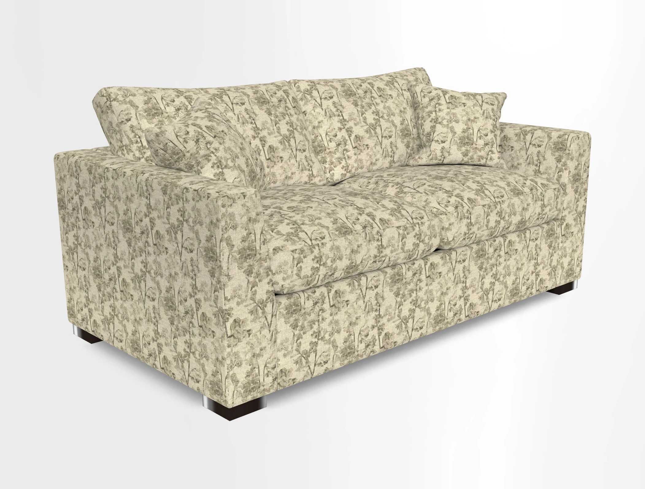 Wadenhoe 3 Seater Sofa Bed in Two Tone Plain Biscuit