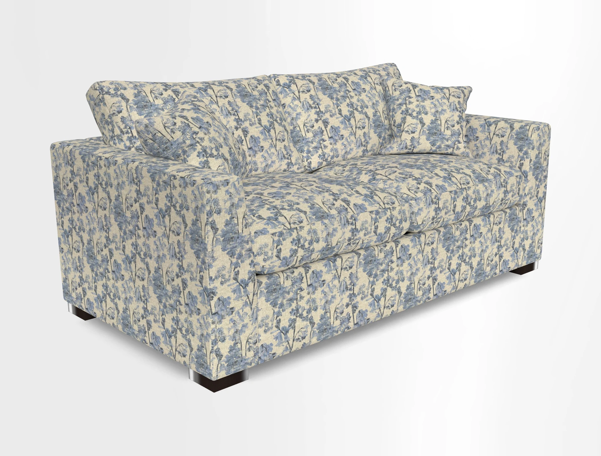 Wadenhoe 3 Seater Sofa Bed in Two Tone Plain Biscuit