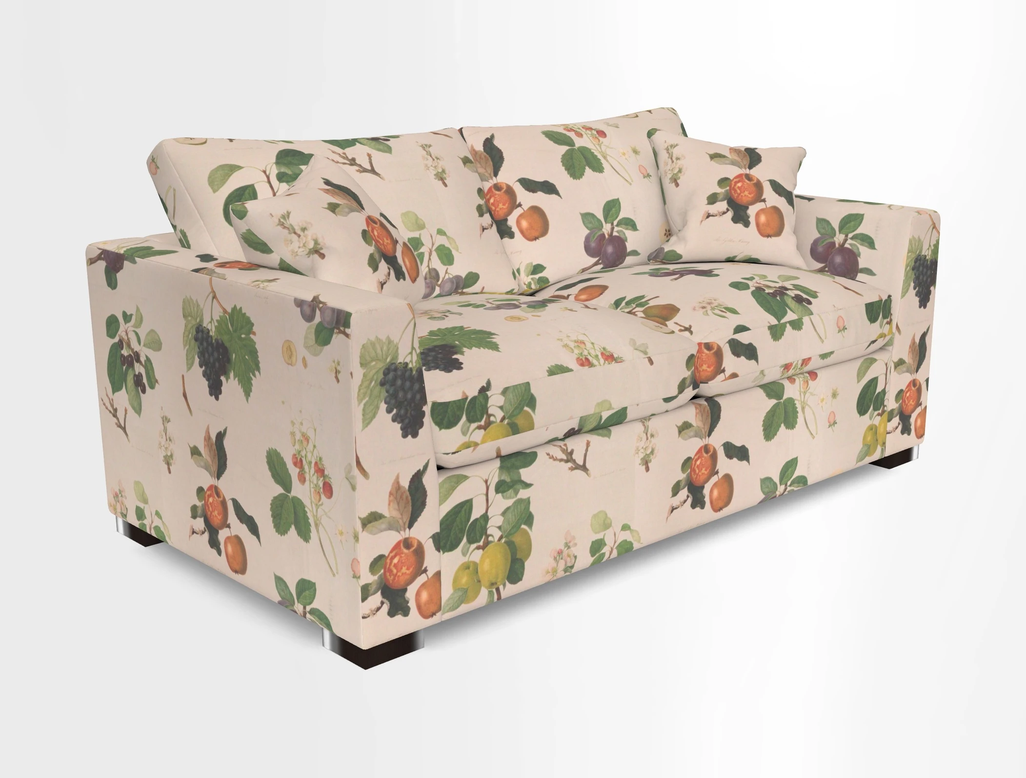 Wadenhoe 3 Seater Sofa Bed in Two Tone Plain Biscuit