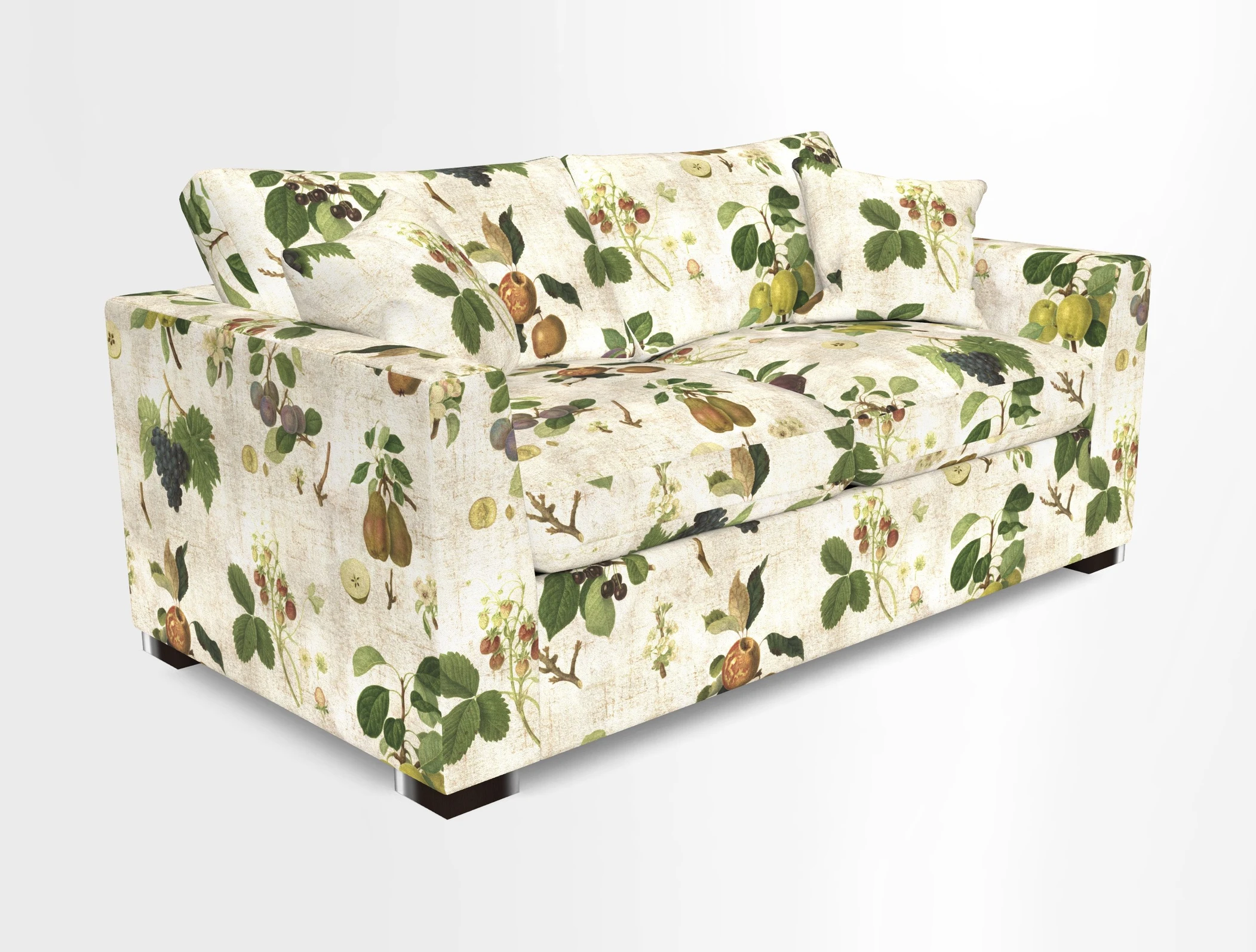 Wadenhoe 3 Seater Sofa Bed in Two Tone Plain Biscuit
