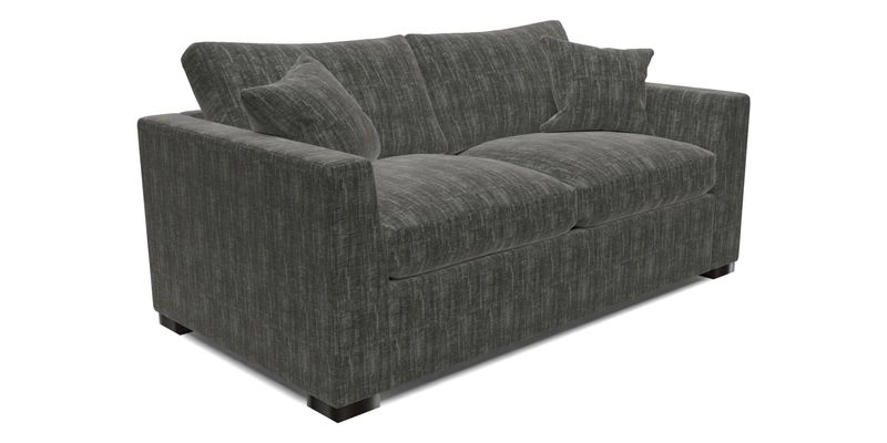 Wadenhoe 3 Seater Sofa Bed in Two Tone Plain Biscuit