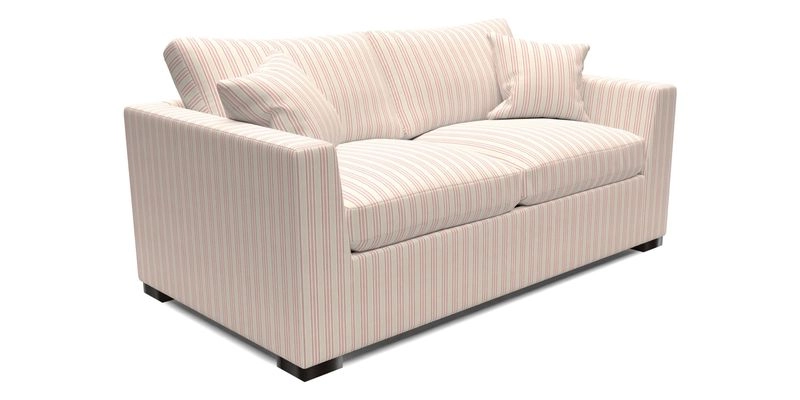 Wadenhoe 3 Seater Sofa Bed in Two Tone Plain Biscuit