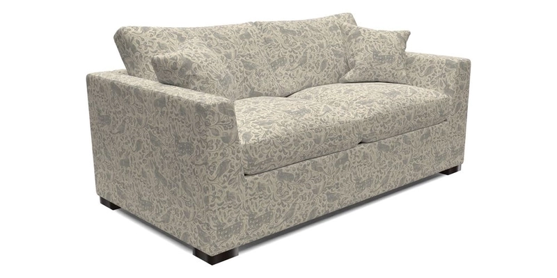 Wadenhoe 3 Seater Sofa Bed in Two Tone Plain Biscuit