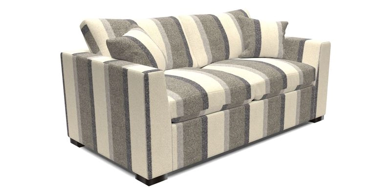 Wadenhoe 3 Seater Sofa Bed in Two Tone Plain Biscuit