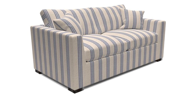 Wadenhoe 3 Seater Sofa Bed in Two Tone Plain Biscuit