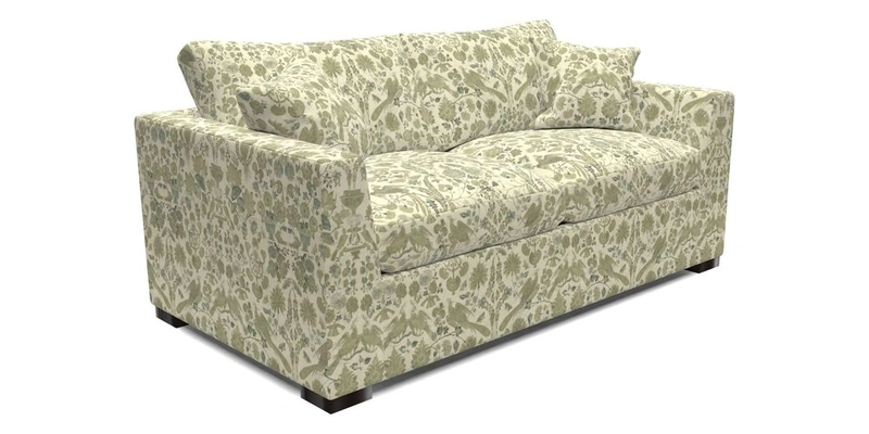 Wadenhoe 3 Seater Sofa Bed in Two Tone Plain Biscuit