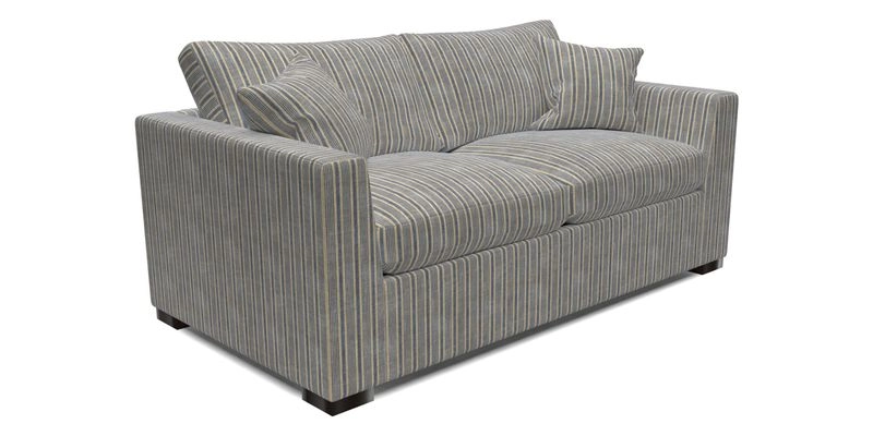 Wadenhoe 3 Seater Sofa Bed in Two Tone Plain Biscuit