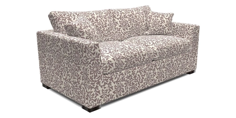 Wadenhoe 3 Seater Sofa Bed in Two Tone Plain Biscuit