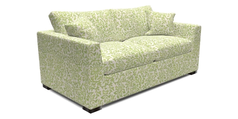 Wadenhoe 3 Seater Sofa Bed in Two Tone Plain Biscuit