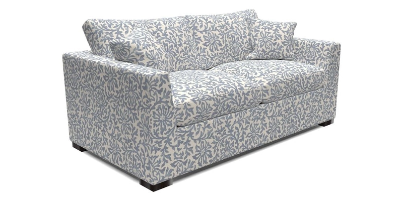 Wadenhoe 3 Seater Sofa Bed in Two Tone Plain Biscuit