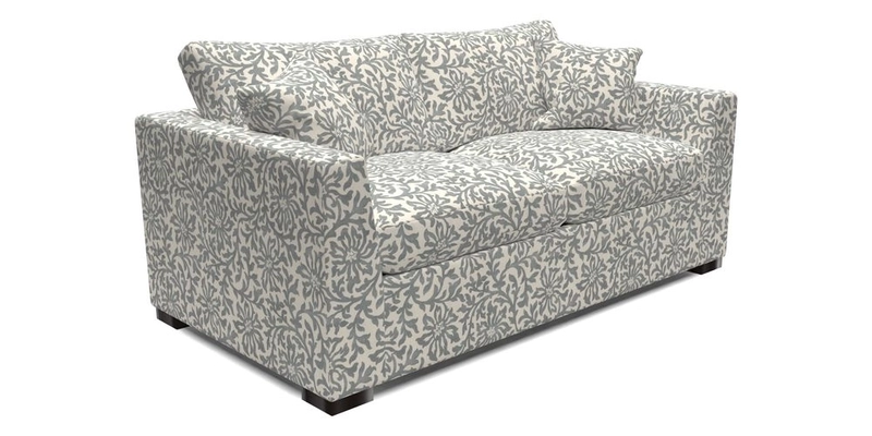 Wadenhoe 3 Seater Sofa Bed in Two Tone Plain Biscuit
