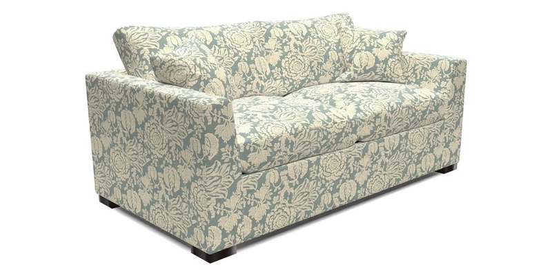 Wadenhoe 3 Seater Sofa Bed in Two Tone Plain Biscuit
