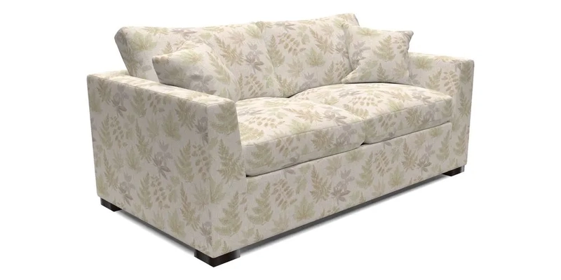 Wadenhoe 3 Seater Sofa Bed in Two Tone Plain Biscuit