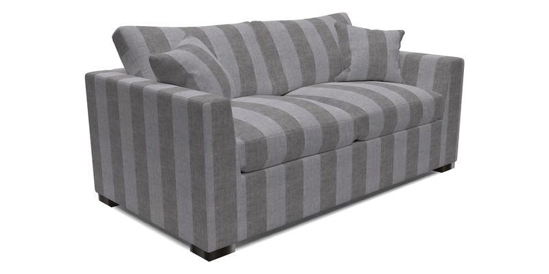 Wadenhoe 3 Seater Sofa Bed in Two Tone Plain Biscuit