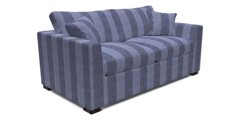 Wadenhoe 3 Seater Sofa Bed in Two Tone Plain Biscuit