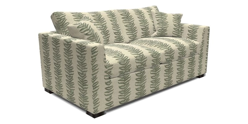 Wadenhoe 3 Seater Sofa Bed in Two Tone Plain Biscuit