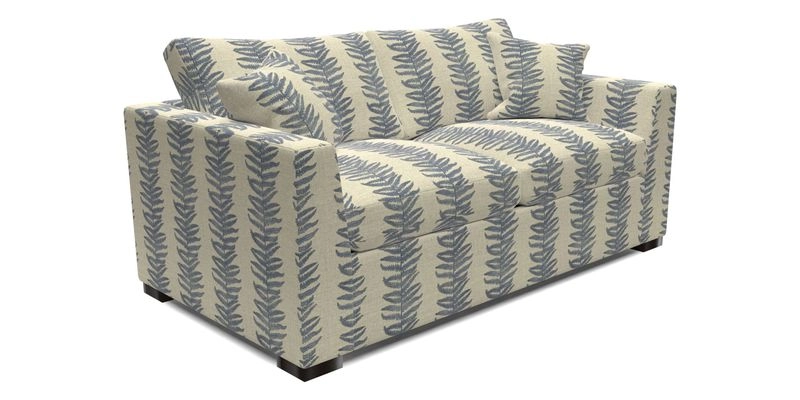 Wadenhoe 3 Seater Sofa Bed in Two Tone Plain Biscuit