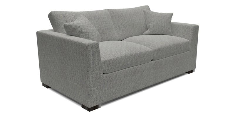 Wadenhoe 3 Seater Sofa Bed in Two Tone Plain Biscuit