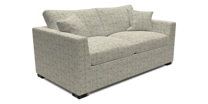Wadenhoe 3 Seater Sofa Bed in Two Tone Plain Biscuit