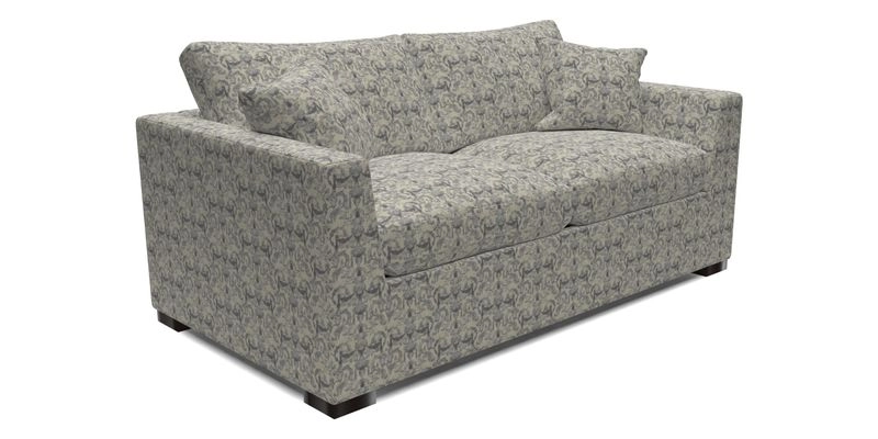 Wadenhoe 3 Seater Sofa Bed in Two Tone Plain Biscuit