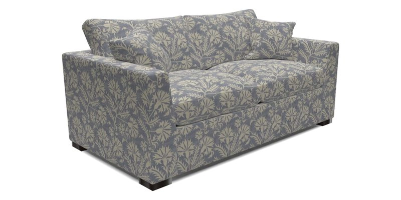 Wadenhoe 3 Seater Sofa Bed in Two Tone Plain Biscuit