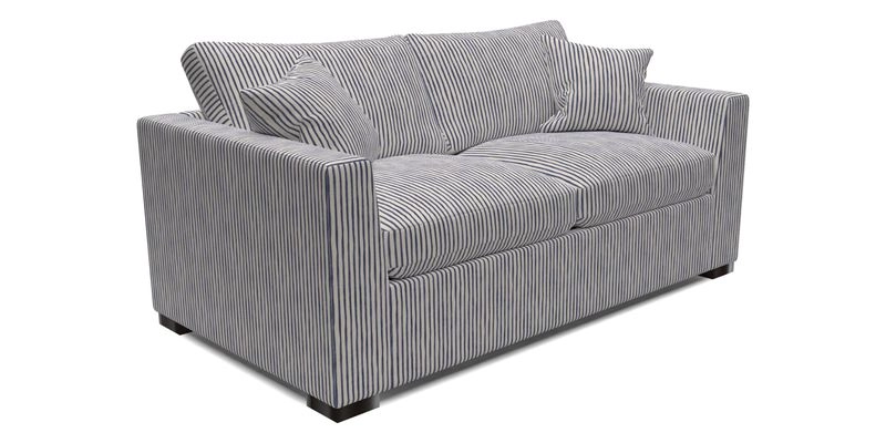 Wadenhoe 3 Seater Sofa Bed in Two Tone Plain Biscuit