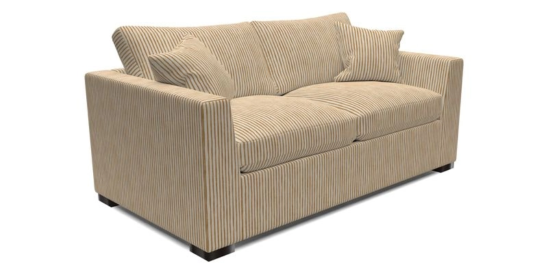 Wadenhoe 3 Seater Sofa Bed in Two Tone Plain Biscuit