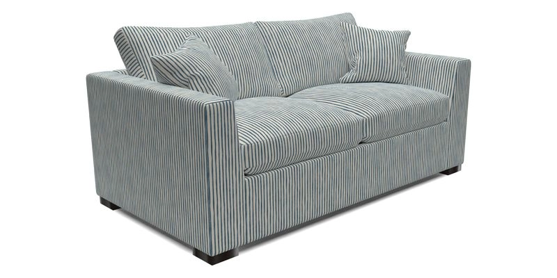 Wadenhoe 3 Seater Sofa Bed in Two Tone Plain Biscuit