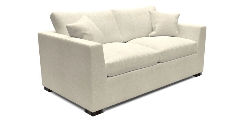 Wadenhoe 3 Seater Sofa Bed in Two Tone Plain Biscuit