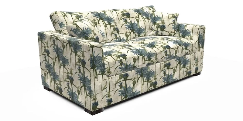 Wadenhoe 3 Seater Sofa Bed in Two Tone Plain Biscuit