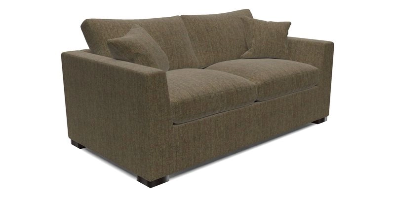 Wadenhoe 3 Seater Sofa Bed in Two Tone Plain Biscuit