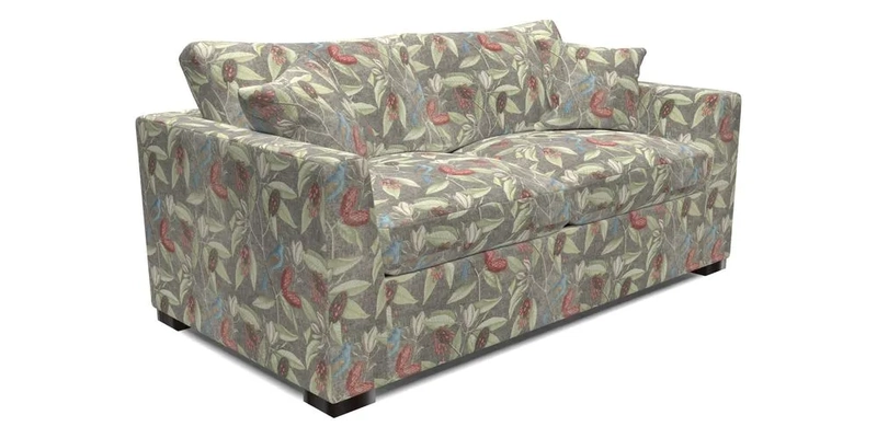 Wadenhoe 3 Seater Sofa Bed in Two Tone Plain Biscuit