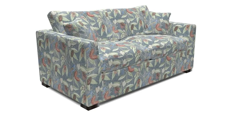 Wadenhoe 3 Seater Sofa Bed in Two Tone Plain Biscuit