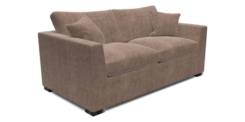 Wadenhoe 3 Seater Sofa Bed in Two Tone Plain Biscuit