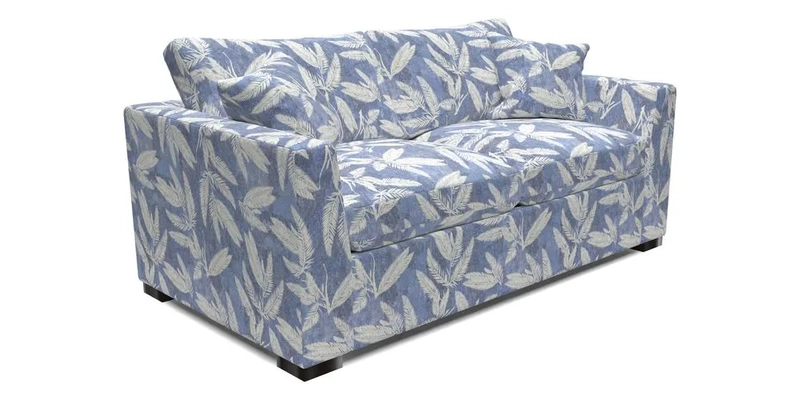 Wadenhoe 3 Seater Sofa Bed in Two Tone Plain Biscuit