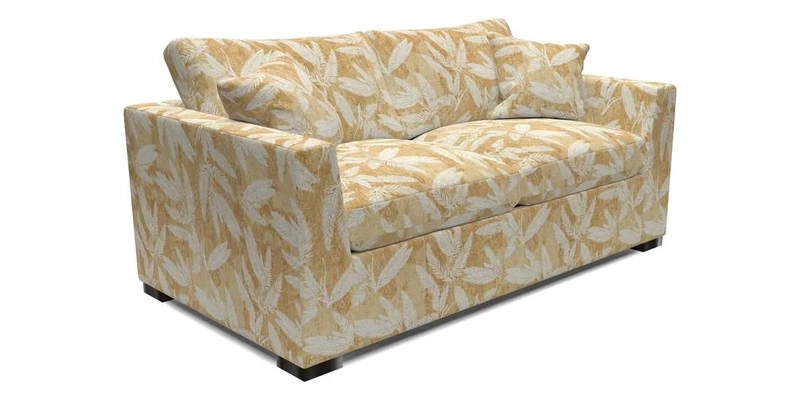 Wadenhoe 3 Seater Sofa Bed in Two Tone Plain Biscuit