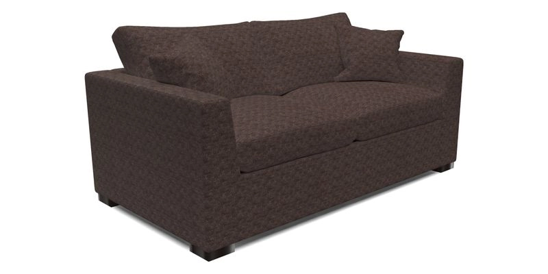 Wadenhoe 3 Seater Sofa Bed in Two Tone Plain Biscuit